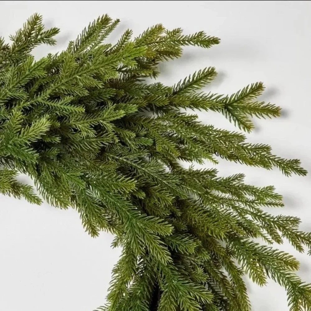 XL Pine Christmas Wreath with Ribbon - Threshold™ designed with Studio McGee